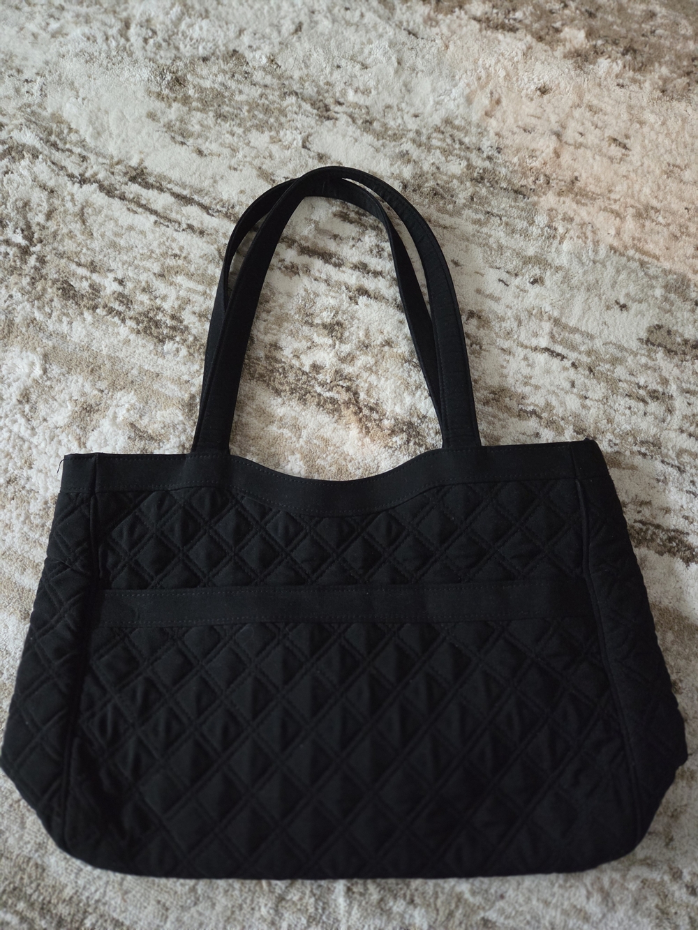 Vera Bradley Black Quilted Interior Tote or Bag